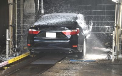 Vehicle Disinfection At The Entrance Of The Farm