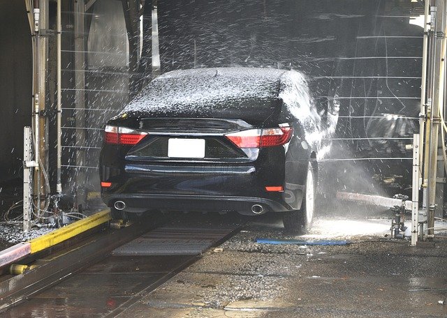 Vehicle Disinfection At The Entrance Of The Farm