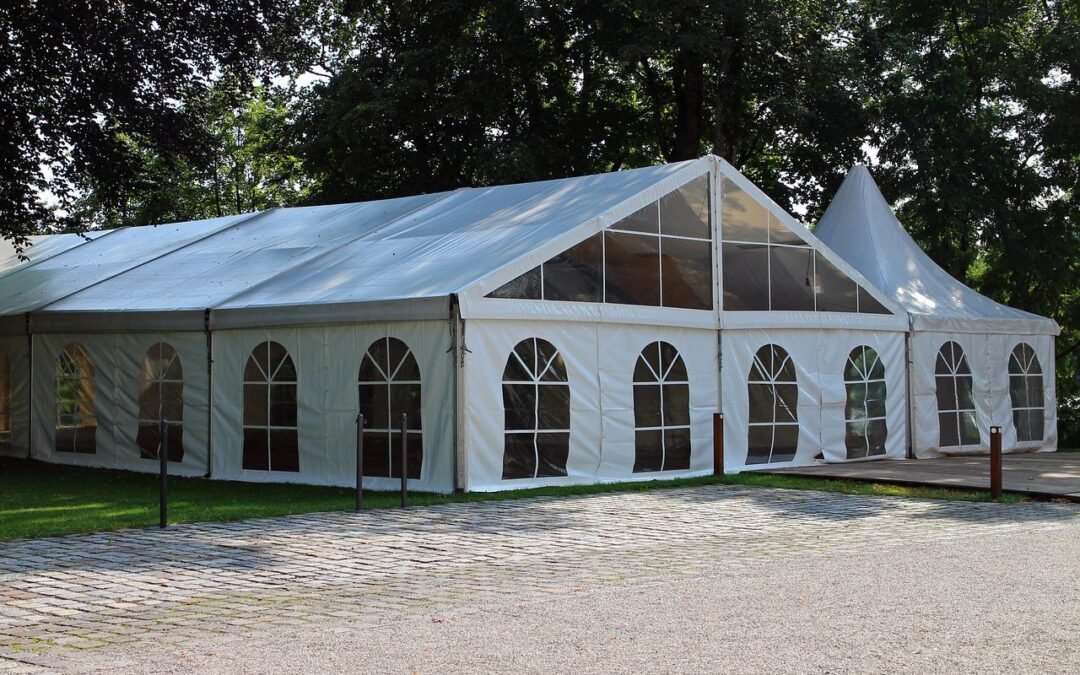 Carpa Cool Mist para eventos al aire libre